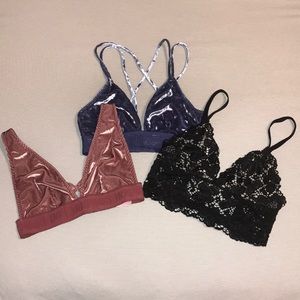 Victoria Secret PINK bralette bundle
